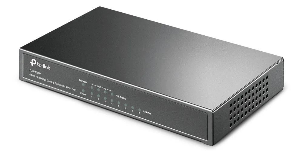 switch switch poe 8 port ip kameras telefon büro home business