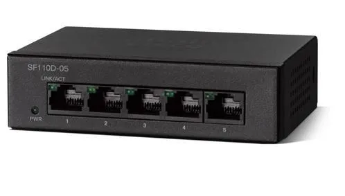 switch inmanejable 5 puertos sf110d-05 cisco