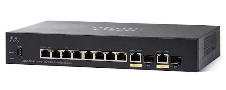 SF352-08mP 8-PORT přepínač poe