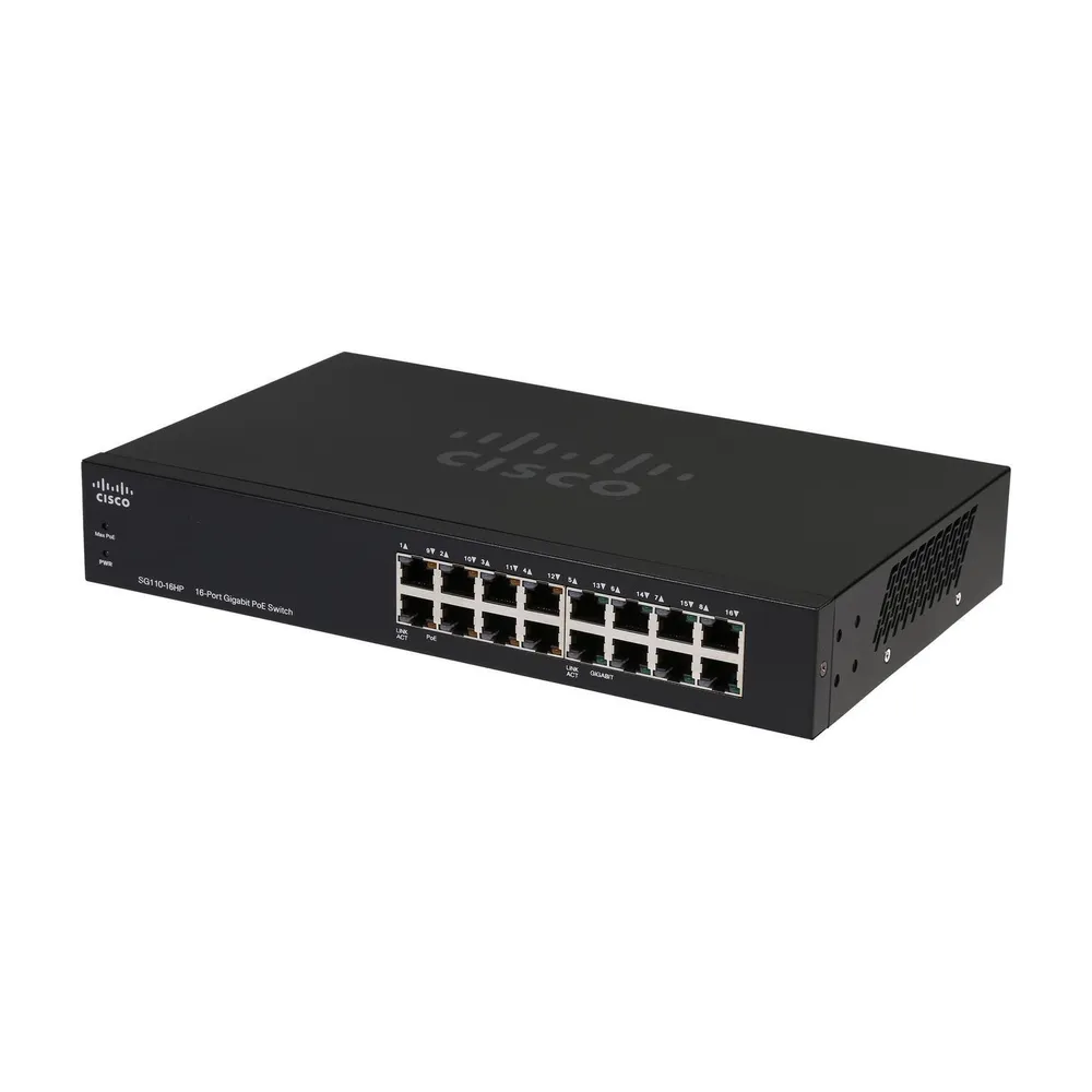 CISCO SG110-16HP 16 Portowy switch PoE Gigabit