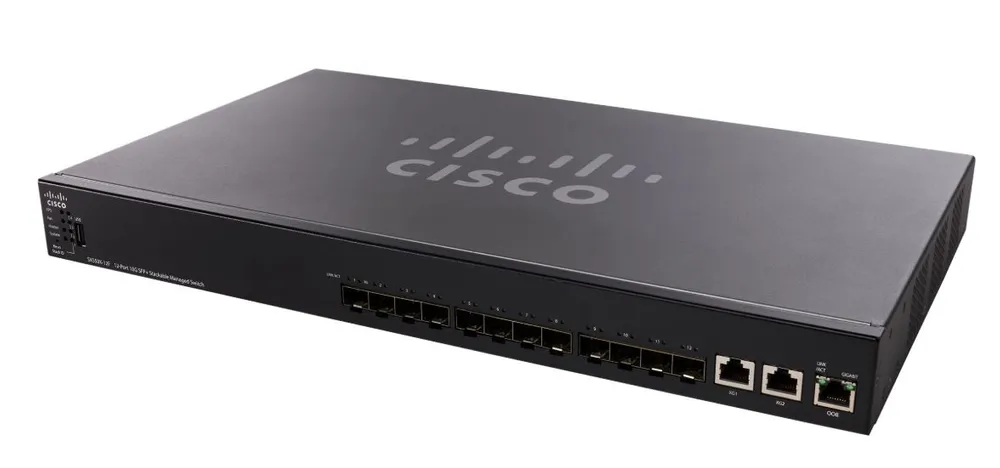 SX550X-12F 10-PORT 10 Gb / sn SFP + İstiflenebilir ANAHTAR