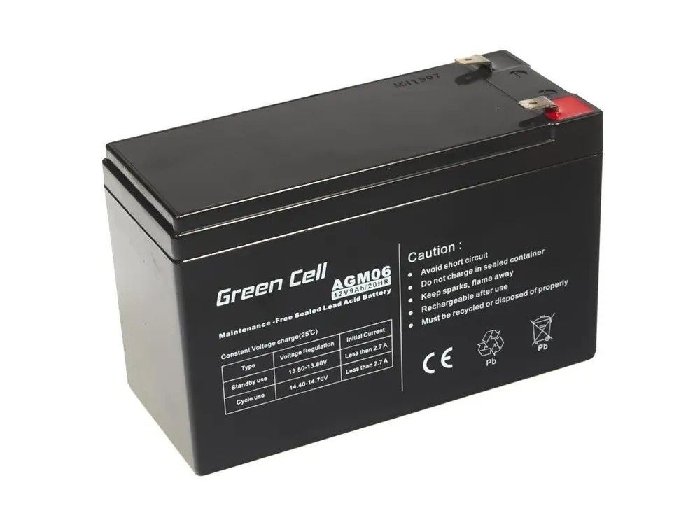 Akumulator AGM Green Cell 12V 9Ah