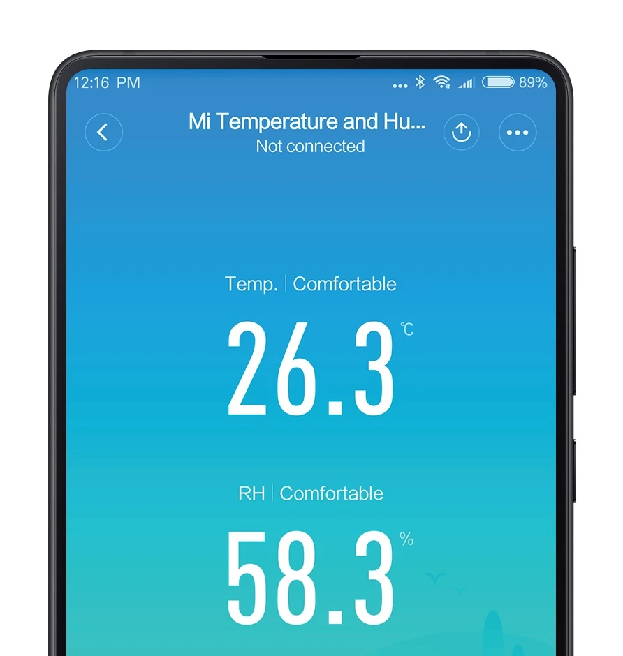 Xiaomi Mi Sıcaklık ve Nem Monitörü veri okuma