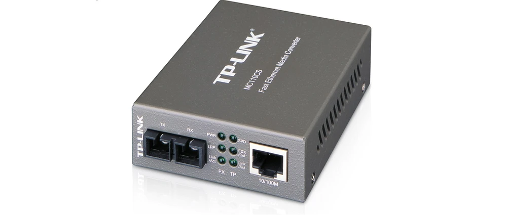 Konvertor médií Konvertor optických vláken TP-Link MC110CS Single Mode Single-Mode 100Base-TX Converter