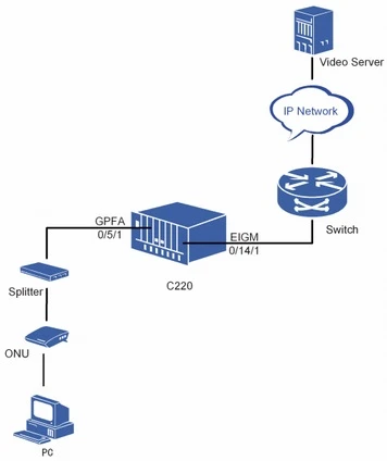 c220 redes ópticas gigabit