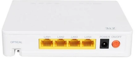 zte f400 onu, optická síť, epon onu, gpon ont, původní nové, optické zařízení