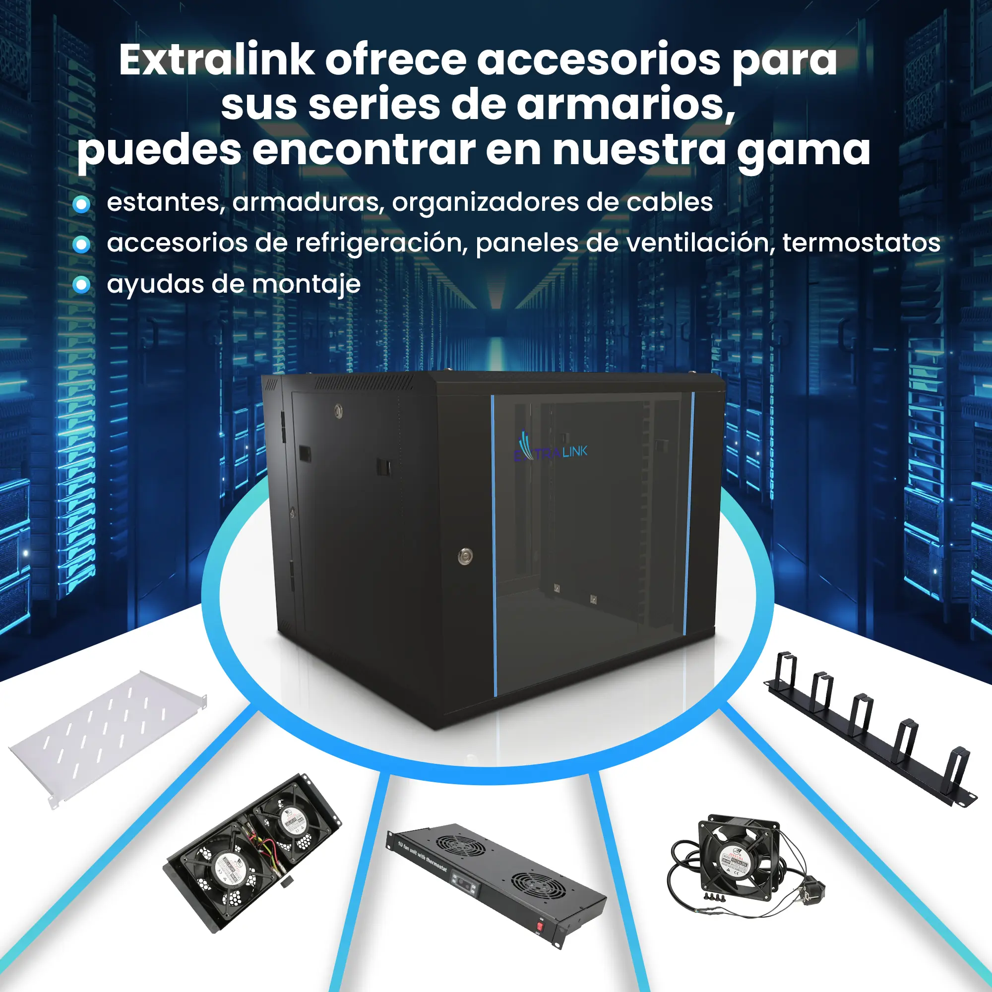 Techo del gabinete de EXTRALINK