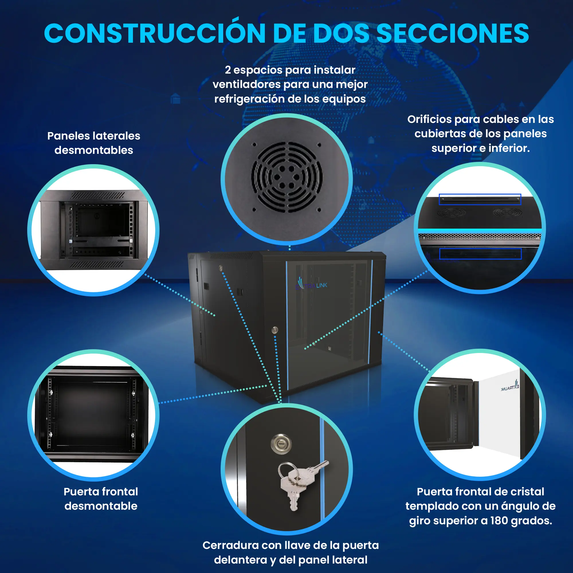 EXTRALINK Armario de pared