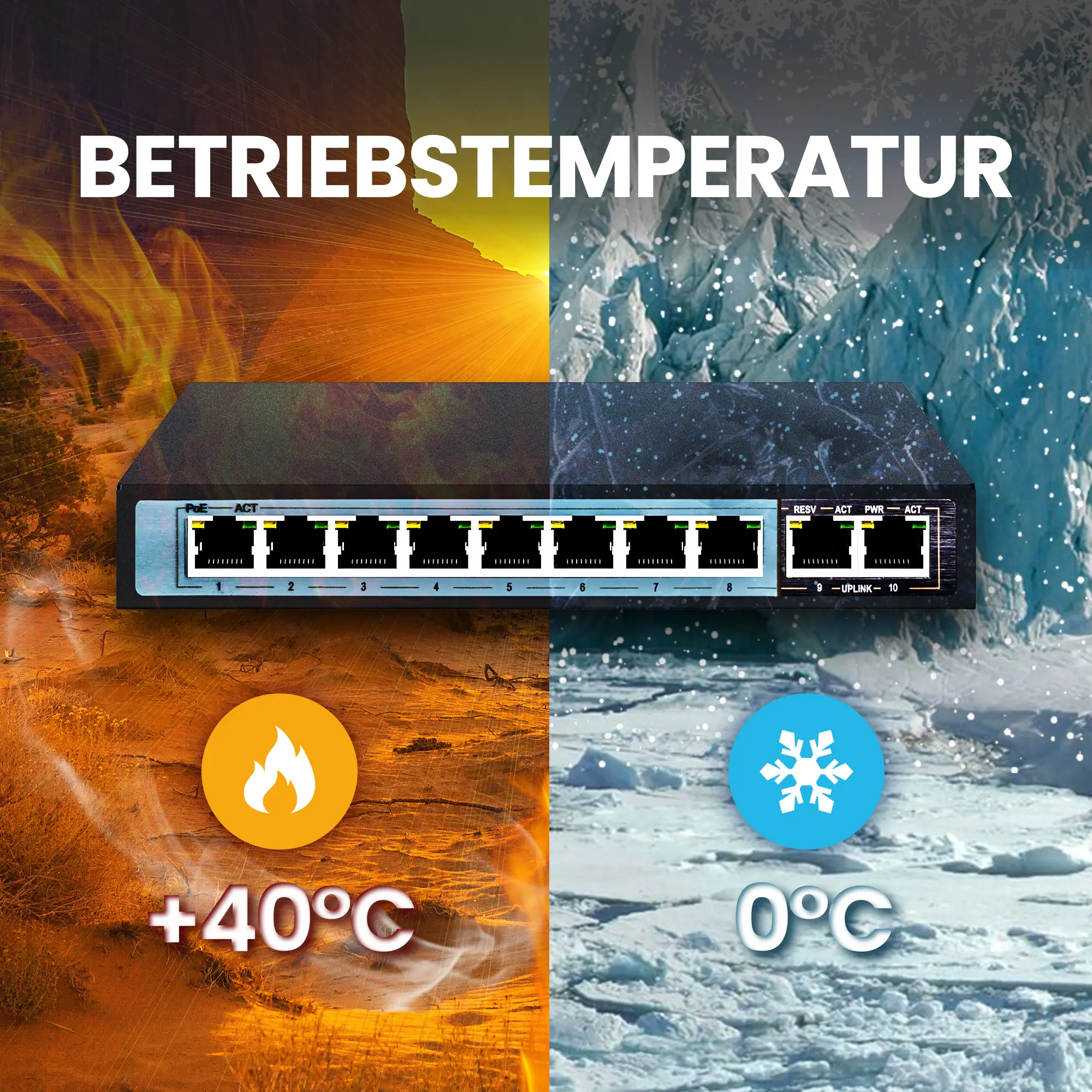Extralink Perses-Schalter poe