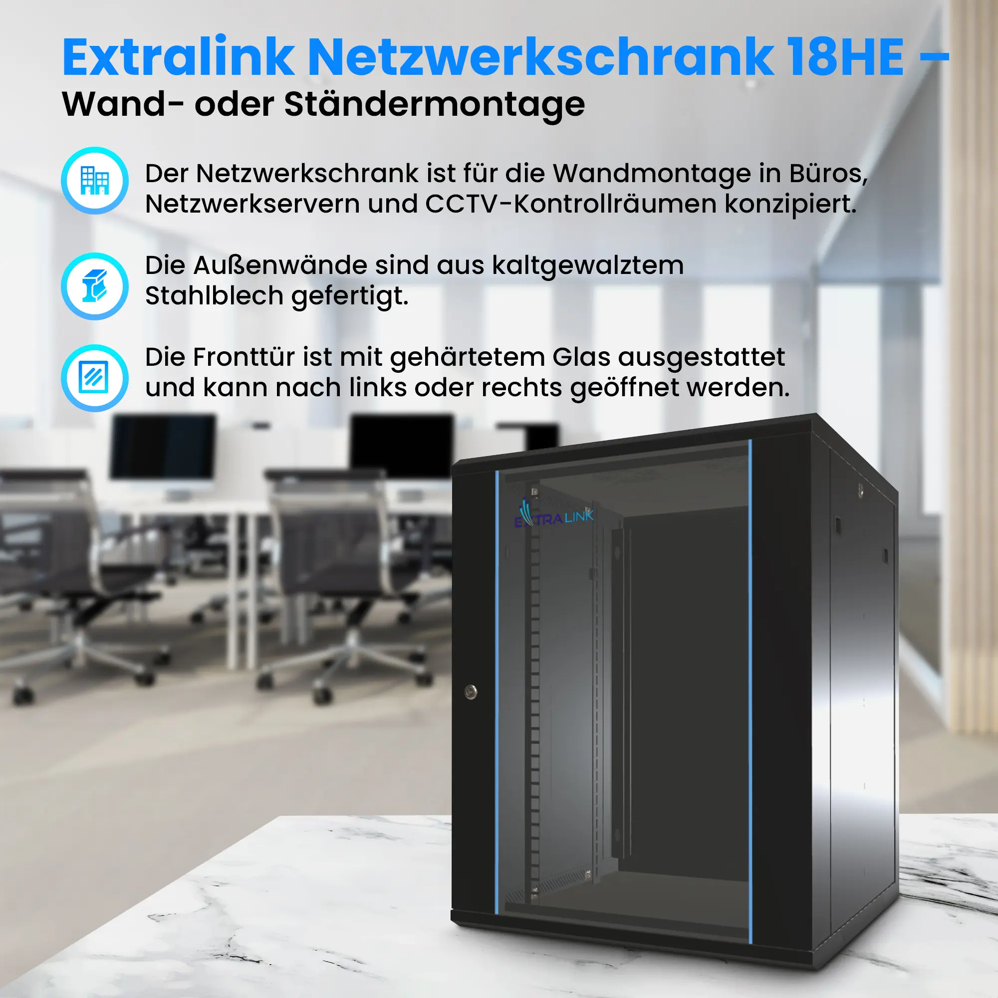 EXTRALINK-Schrankfront