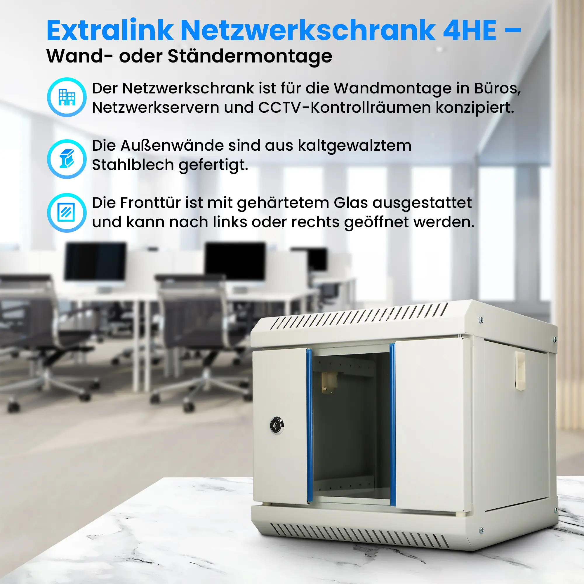 EXTRALINK-Schrank Innenraum