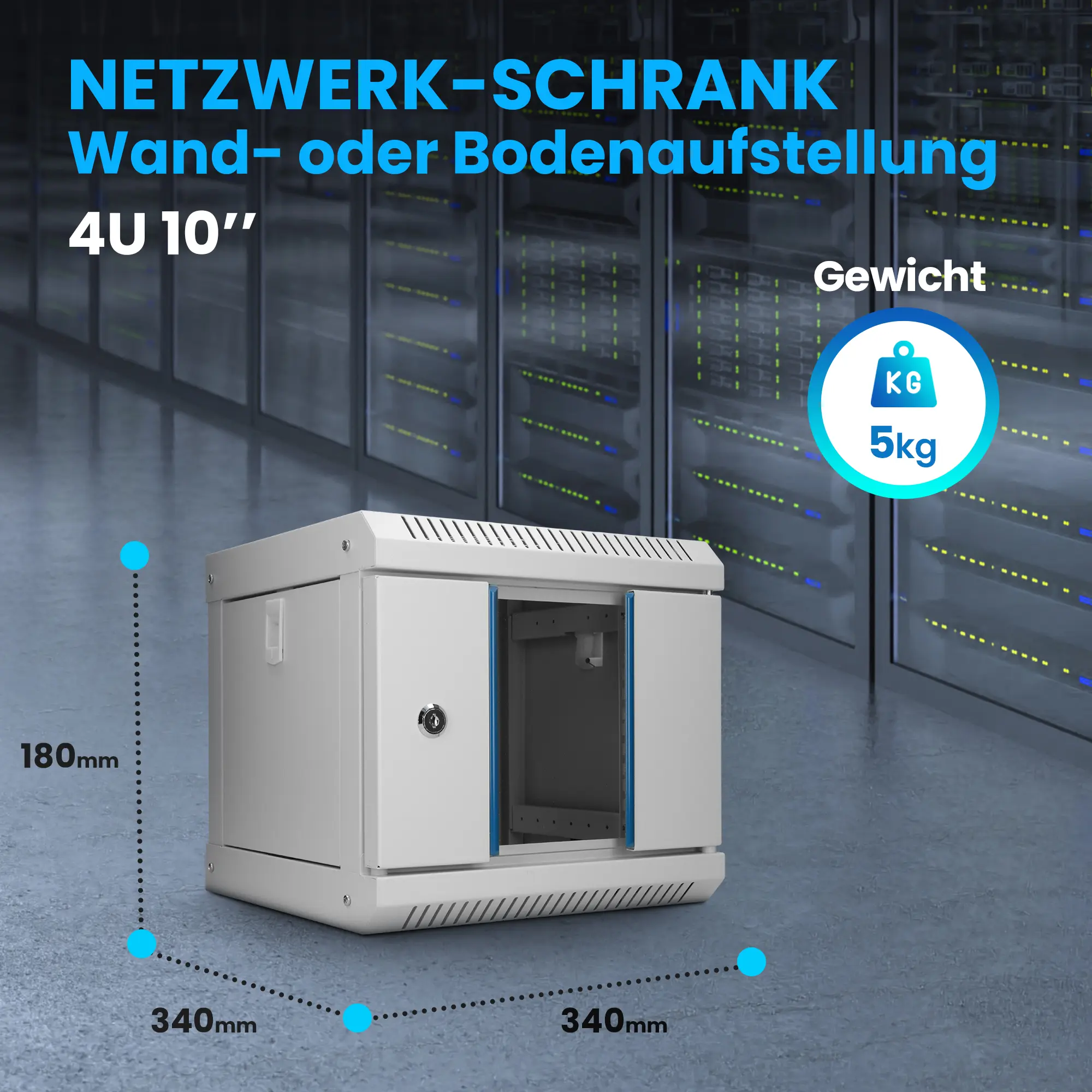EXTRALINK-Schrankhöhe