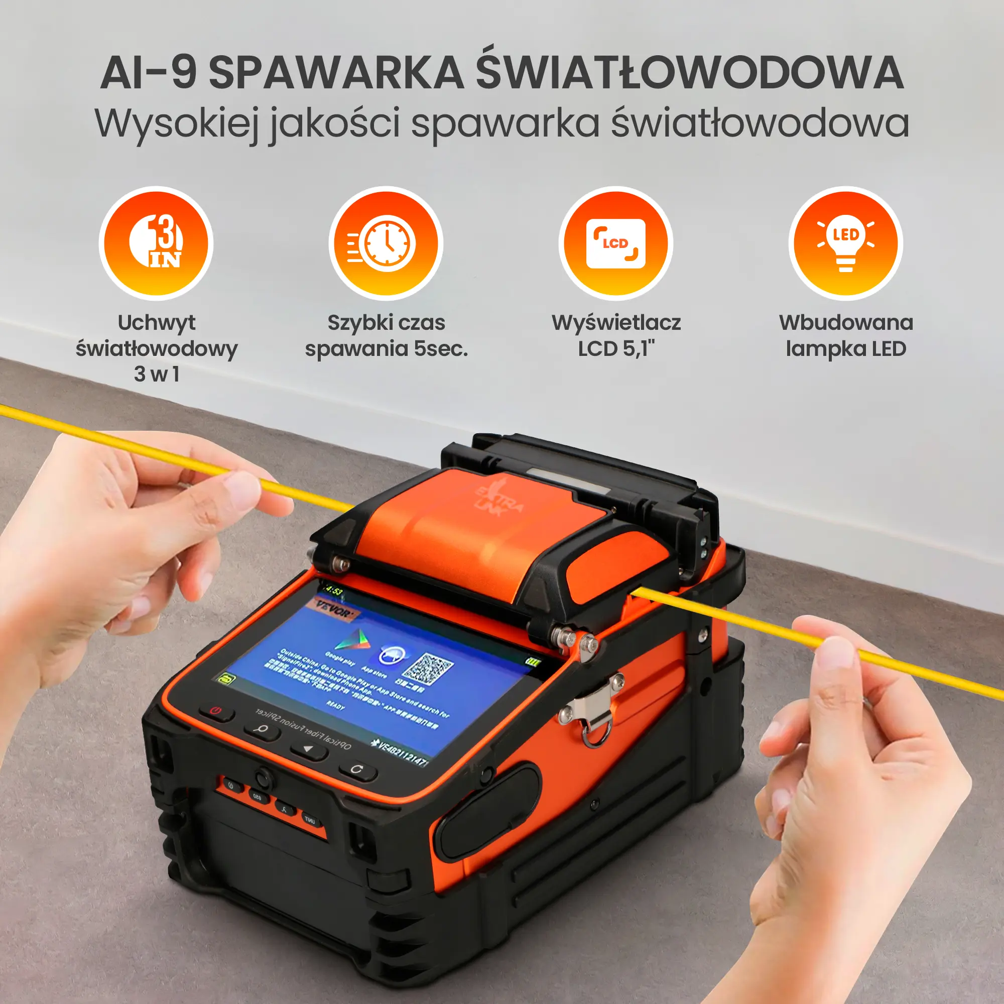 Spawarka światłowodowa AI-9