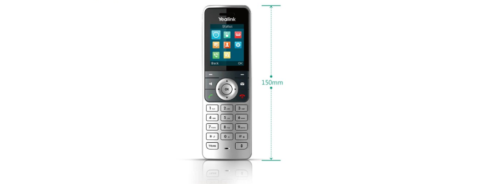 GÜÇ KAYNAĞILI YEALINK W53H KABLOSUZ VOIP IP DECT TELEFON