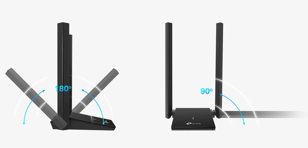 TP-LINK ARCHER T4U PLUS ADAPTER USB WIRELESS AC1300 2.4GHZ, 5GHZ