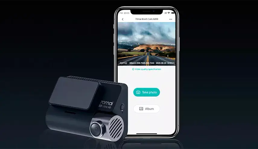 70MAI A800 DASH CAM MIDRIVE A800 4K GPS