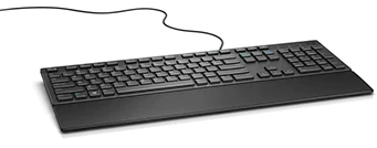 DELL KB216 QUIETKEY KLÁVESNICE US-EURO QWERTY, USB, ČERNÁ (580-ADHK)