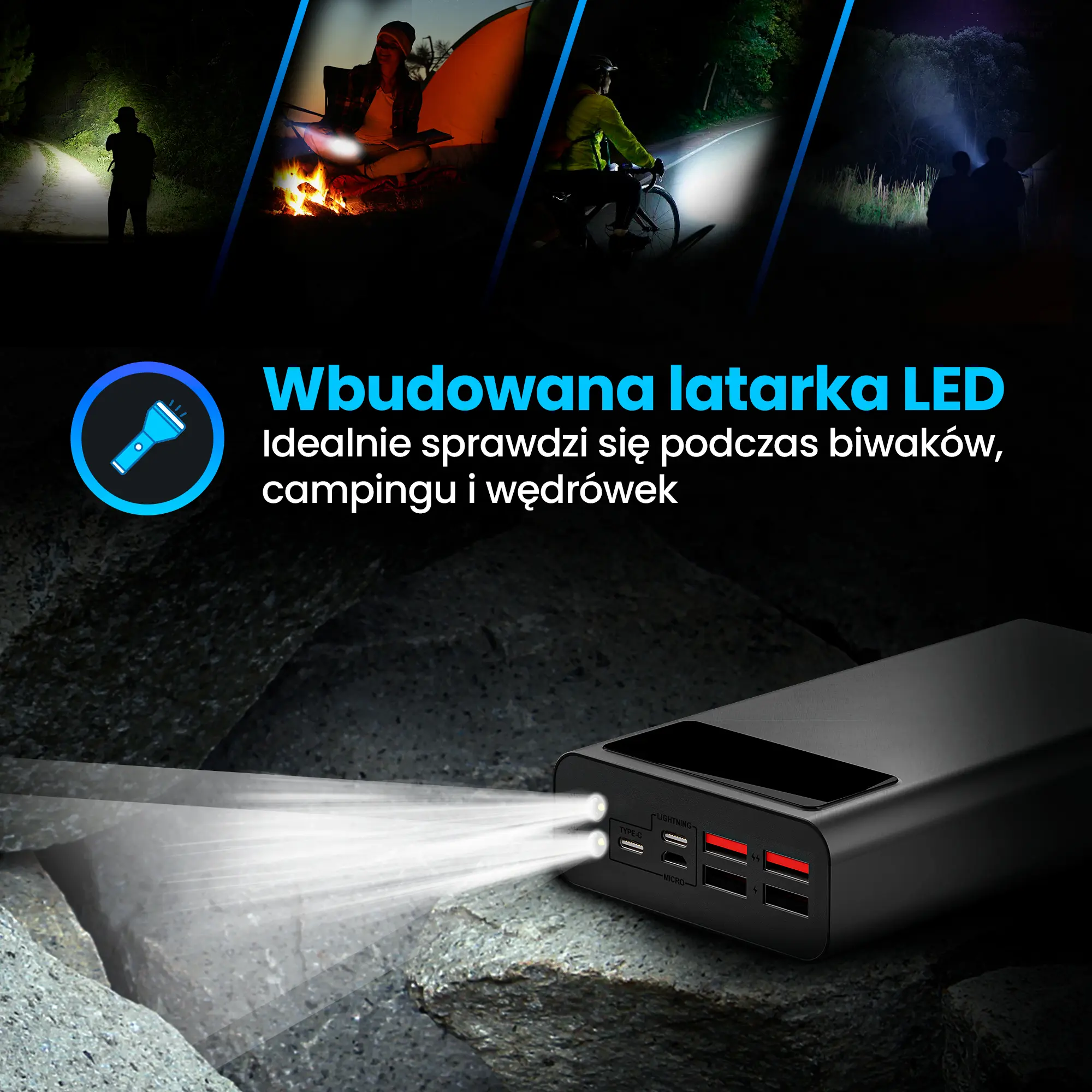 EXTRALINK EPB-112 30000MAH 5V POWER BANK BLACK batna24