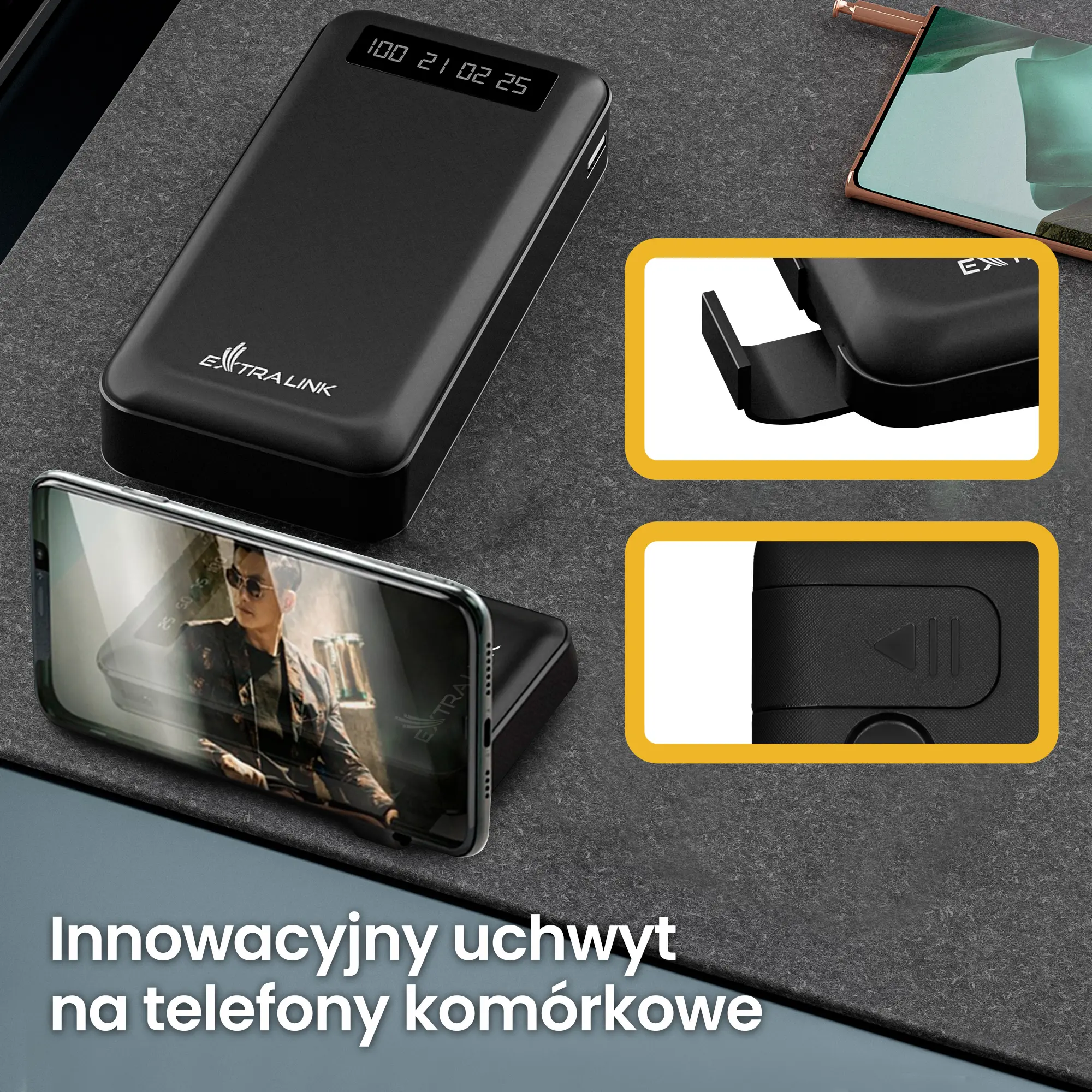 EXTRALINK EPB-084 20000MAH 5V POWER BANK BLACK