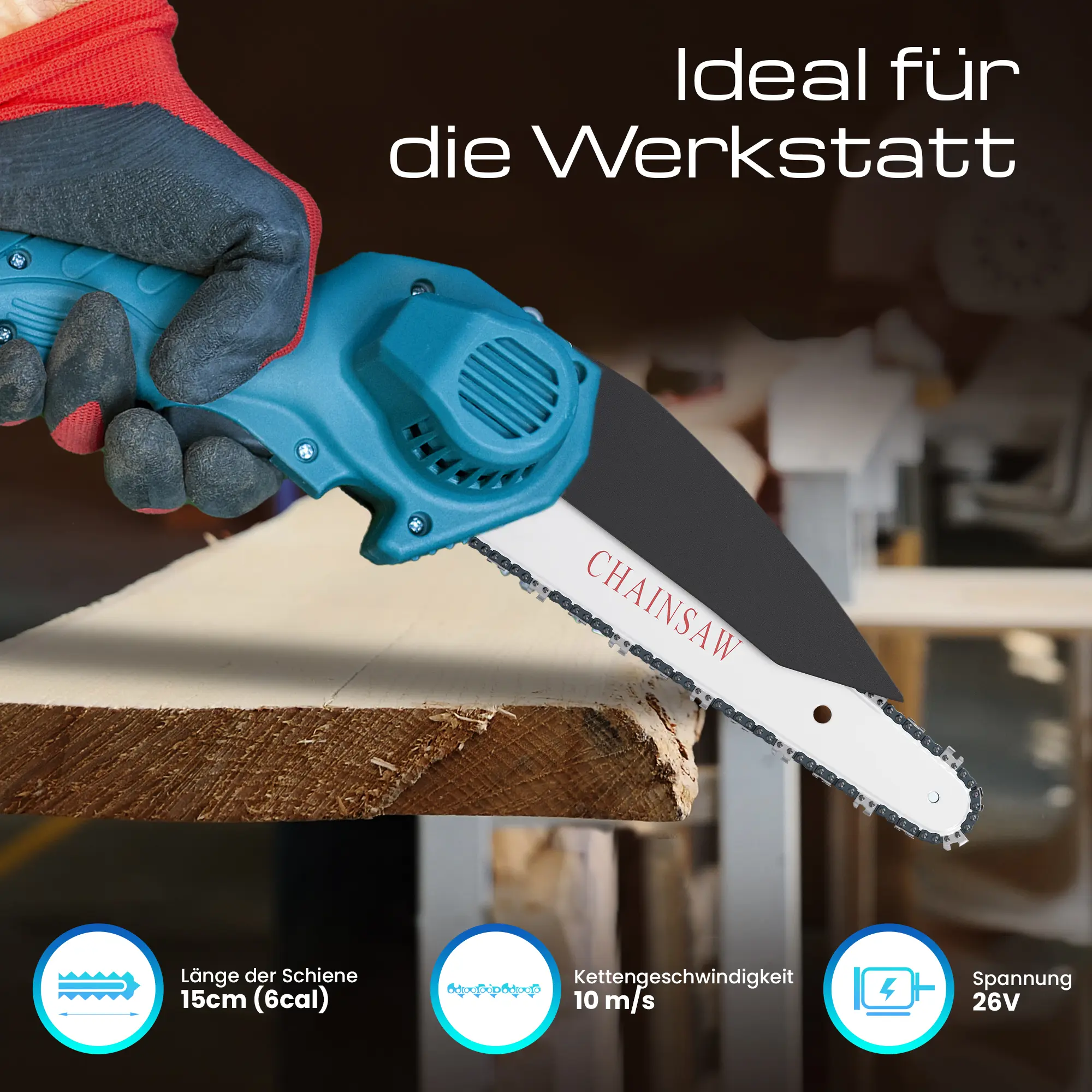 EXTRALINK ELEKTRISCHE 6 ZOLL KETTENSÄGE TM-107 batna24