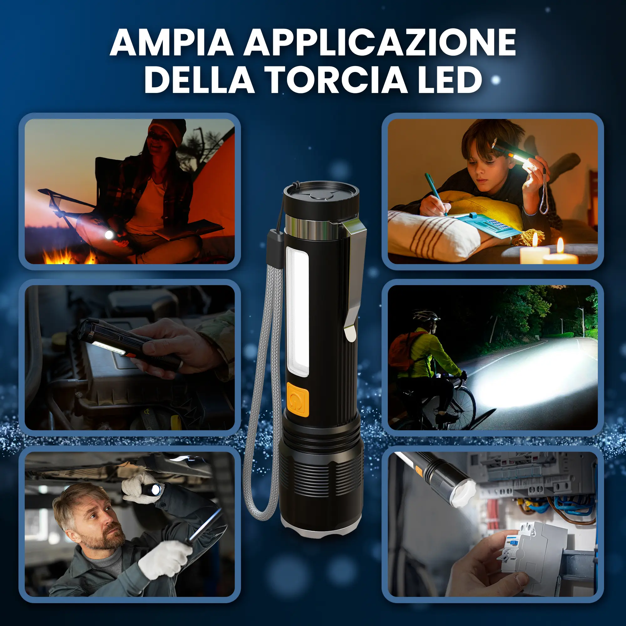 EXTRALINK FLASHLIGHT LED P50 700LM BATTERIA RICARICABILE batna24