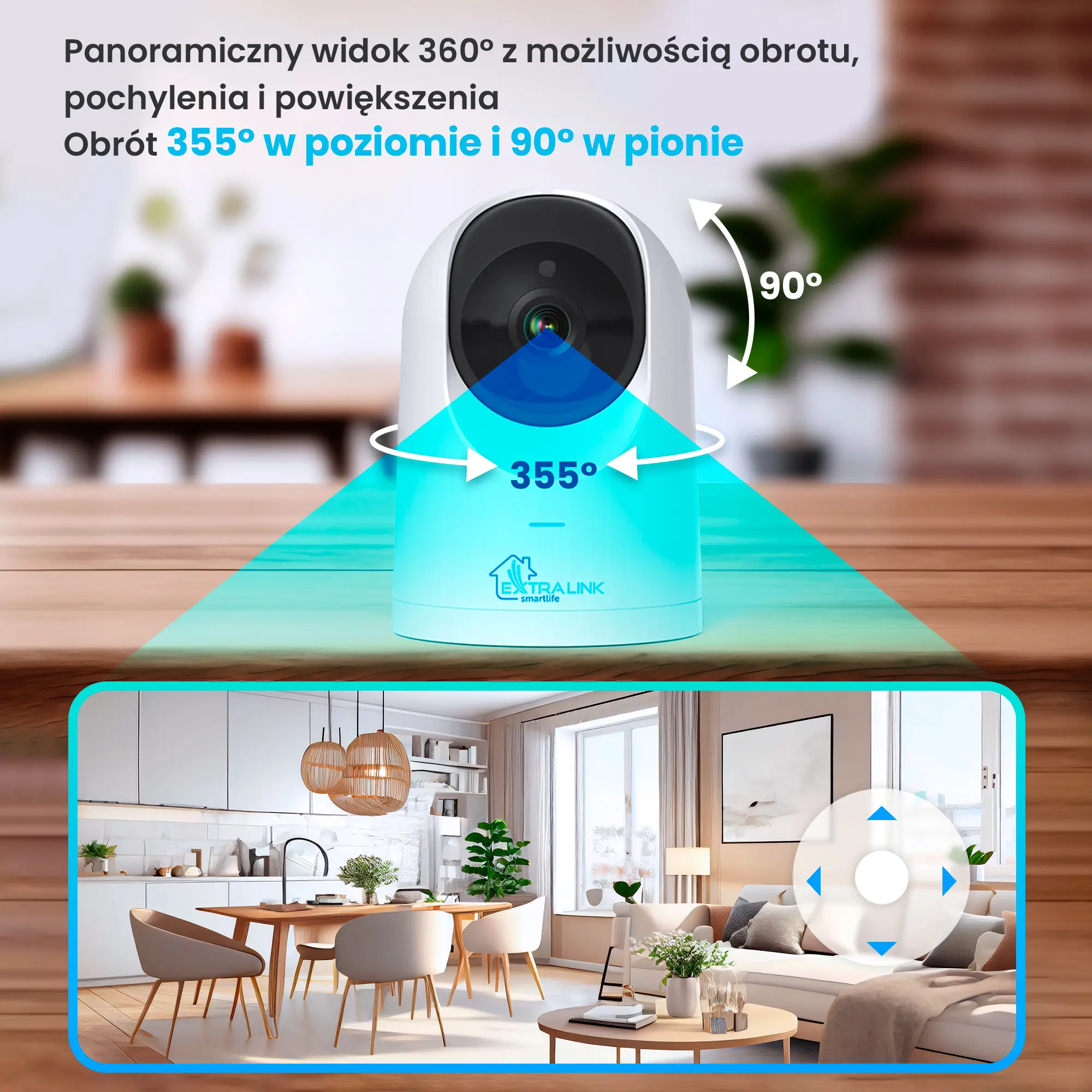 EXTRALINK SMART LIFE HomeEye 4MP HOME SECURITY CAMERA batna24