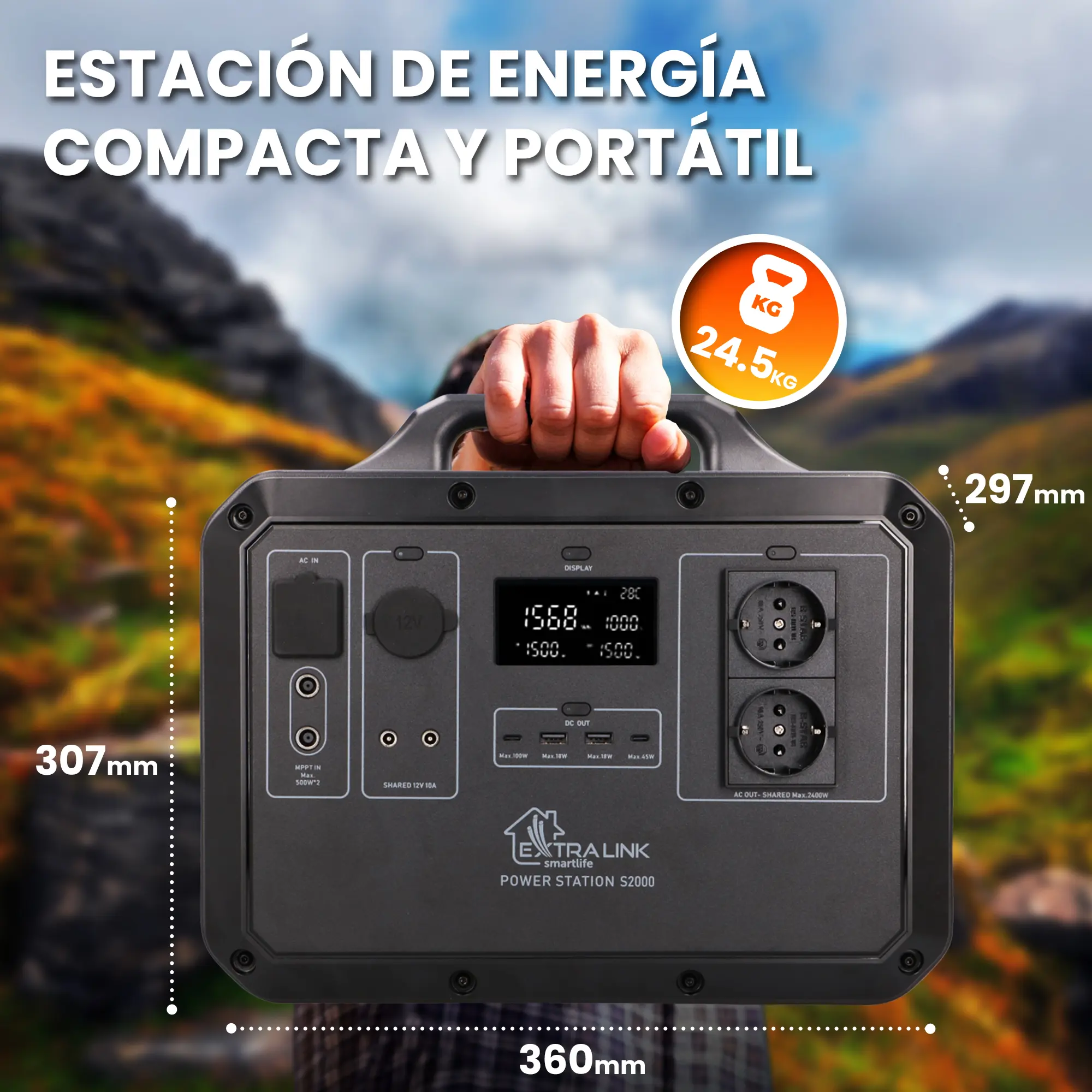 EXTRALINK EPS-S1000S 1021 WH POWER STATION