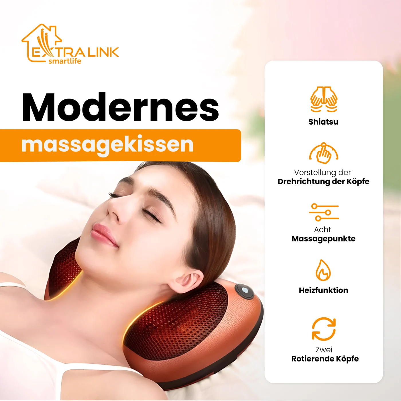 EXTRALINK SMARTLIFE MASSAGE KISSEN