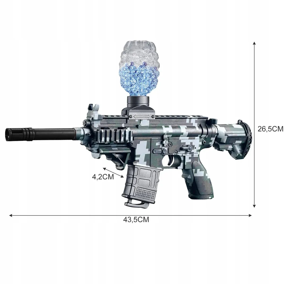EXTRALINK TOYS KARABIN NA KULKI ŻELOWE