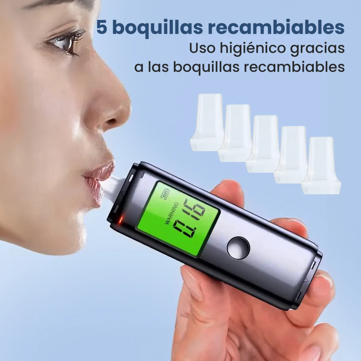 EXTRALINK ALKOLOGIC PO-01 ALCOHOLÍMETRO DOMÉSTICO DE ESTADO SÓLIDO
