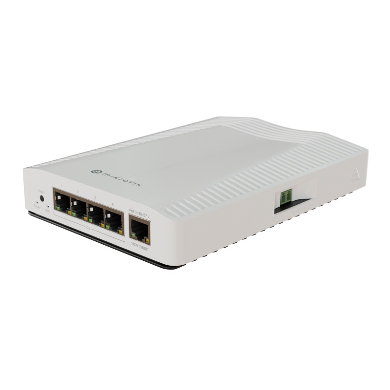 MikroTik CRS304-4XG-IN | Switch | 1x RJ45 1000Mb/s, 4x 10G RJ45, RouterOS v7