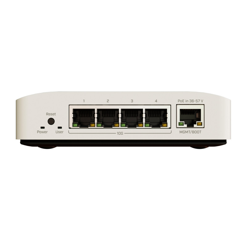MikroTik CRS304-4XG-IN | Switch | 1x RJ45 1000Mb/s, 4x 10G RJ45, RouterOS v7