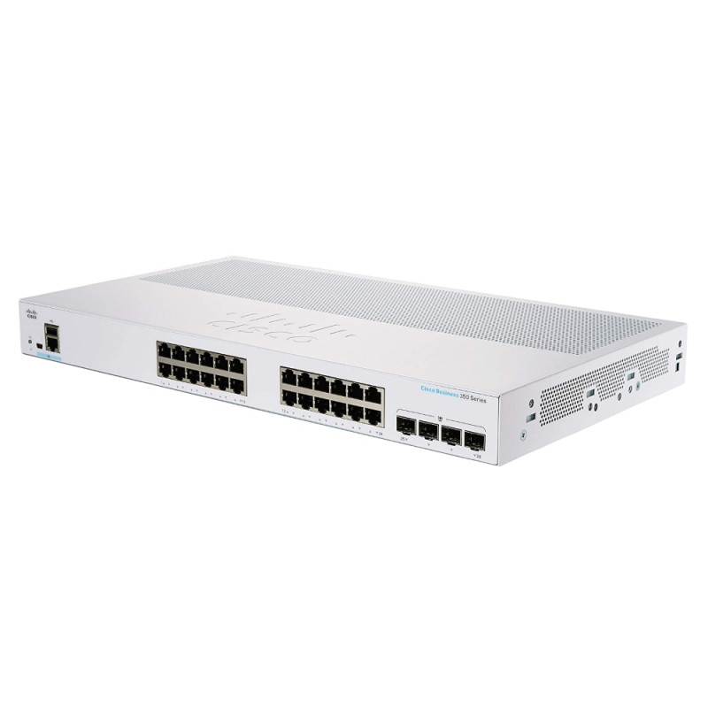 CISCO CBS350-24T-4X 24-PORT 10/100/1000 SWITCH, 4X SFP+