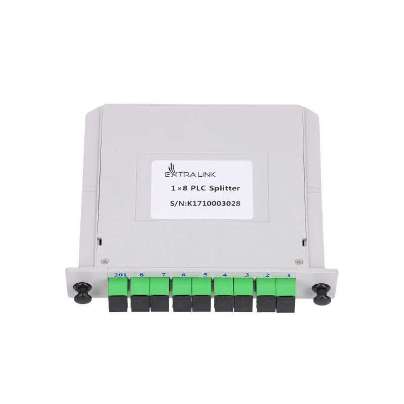 Extralink 1:8 PLC SC/APC Splitter Slot Type