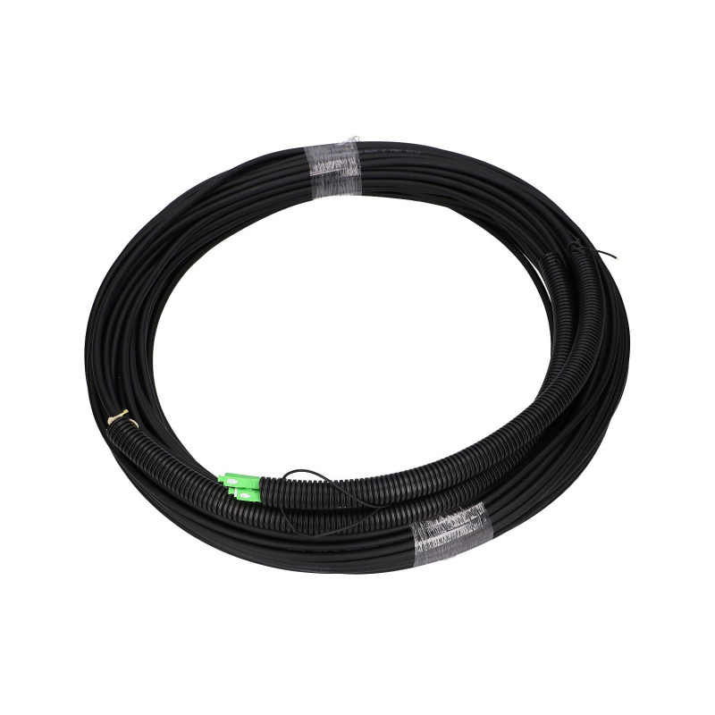Extralink 2J SC/APC-SC/APC Patchcord Jednomodowy, Zewnętrzny, Duplex, G657A2, 50m