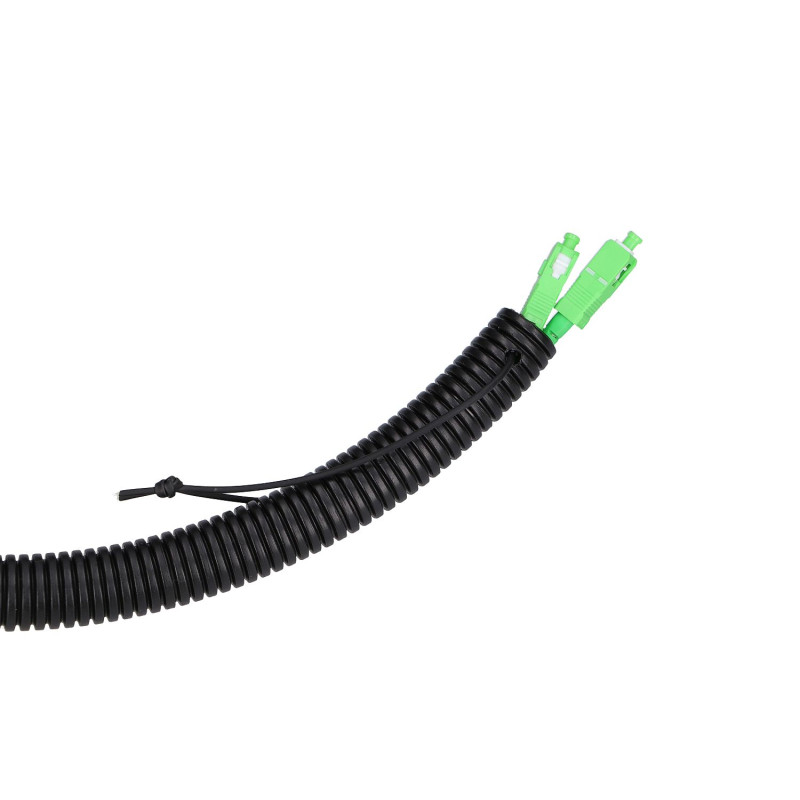 Extralink 2J SC/APC-SC/APC Patchcord Jednomodowy, Zewnętrzny, Duplex, G657A2, 50m