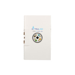 Сетевой кабель Extralink CAT6 UTP (U/UTP) V2 Внутренний, 305M
