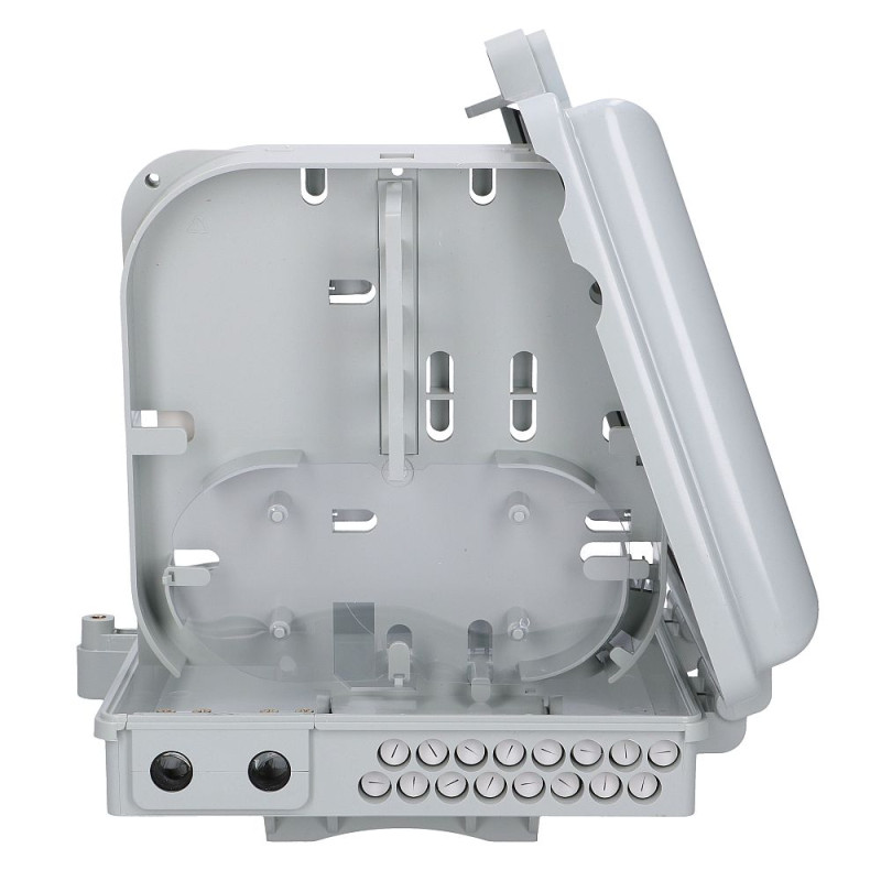 Extralink Emma V2 | Fiber optic terminal box | 16 core, white, min-span