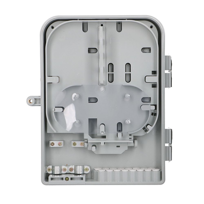 Extralink Emma V2 | Fiber optic terminal box | 16 core, white, min-span