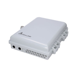 Extralink Emma V2 | Fiber optic terminal box | 16 core, white, min-span