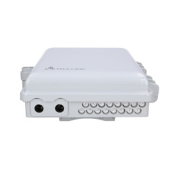 Extralink Emma V2 | Fiber optic terminal box | 16 core, white, min-span