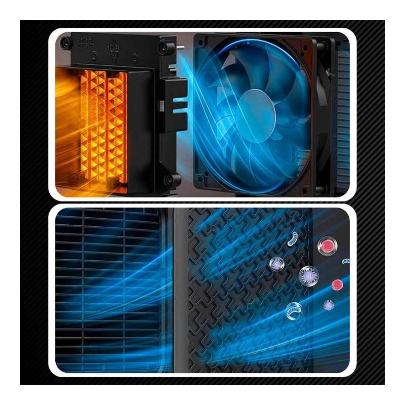 EXTRALINK GRZEJNIK ELEKTRYCZNY KOLUMNOWY CERAMICZNY FARELKA 1500W PILOT LED - Imagem 7