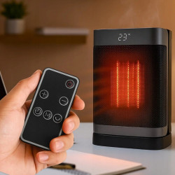 EXTRALINK GRZEJNIK ELEKTRYCZNY KOLUMNOWY CERAMICZNY FARELKA 1500W PILOT LED - Imagem 8