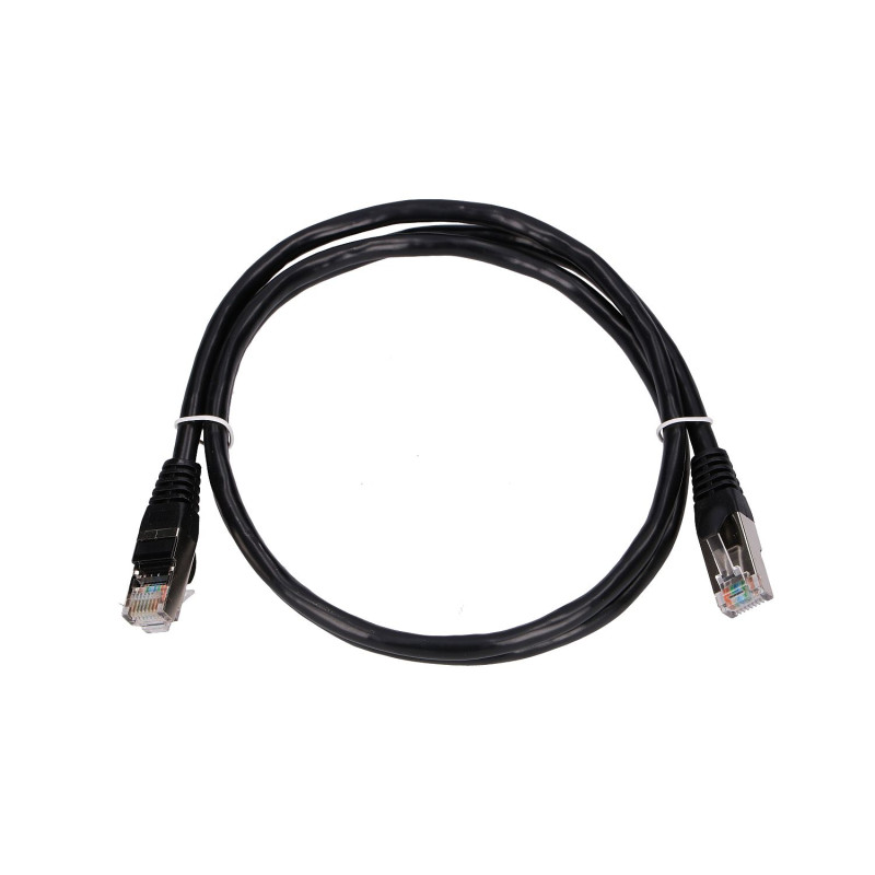 Extralink Kat.5e FTP 1m | LAN Patchcord | Cabo de cobre de par trenzado