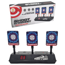 EXTRALINK TOYS TARCZA ELEKTRYCZNA DO STRZELANIA Z DŹWIĘKIEM STRZELNICA DLA DZIECI