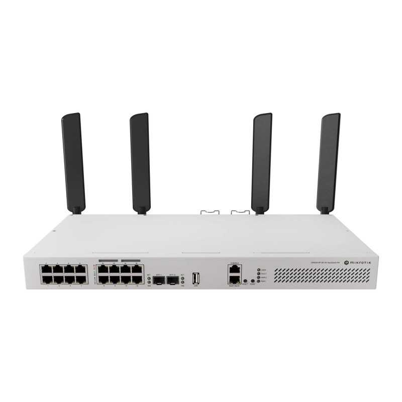 Mikrotik CRS418-8P-8G-2S+5axQ2axQ-RM | Switch | Wi-Fi 6, 16x GE, 2x SFP+, PoE out - Zdjęcie 2