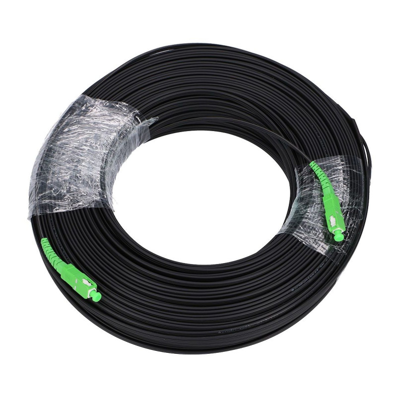 Extralink SC/APC-SC/APC Düz, Asılı, Tekmodlu, Simplex Patch Kablo, G.657A2, 250m