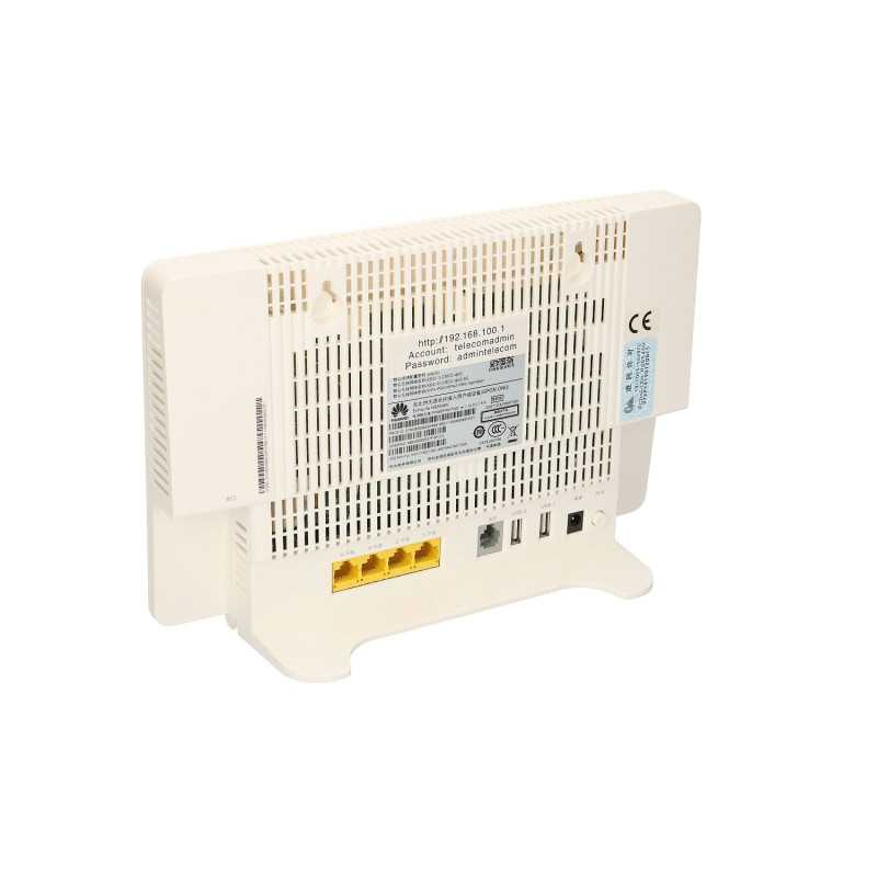 Huawei HS8546V2 | ONT | 1x GPON/EPON, WiFi, 4 x RJ45 1000Mb/s, 1x RJ11, 2x USB - Imagen 7