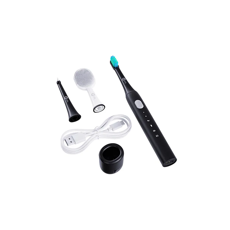 infly P20C Nero | Spazzolino sonico | fino a 42.000 giri/min, IPX7, 30 giorni di lavoro - Immagine 2