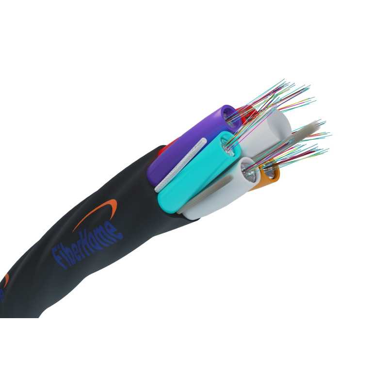 Kabel światłowodowy do mikrokanalizacji Z-XOTKtmd 72F | jednomodowy, 72J, G652D, 0,5kN, 5.4mm | Fiberhome